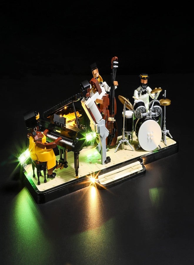 YEABRICKS LED Light for Lego 21334 Ideas Jazz Quartet Building Blocks Model (Lego Set NOT Included) - Image 2